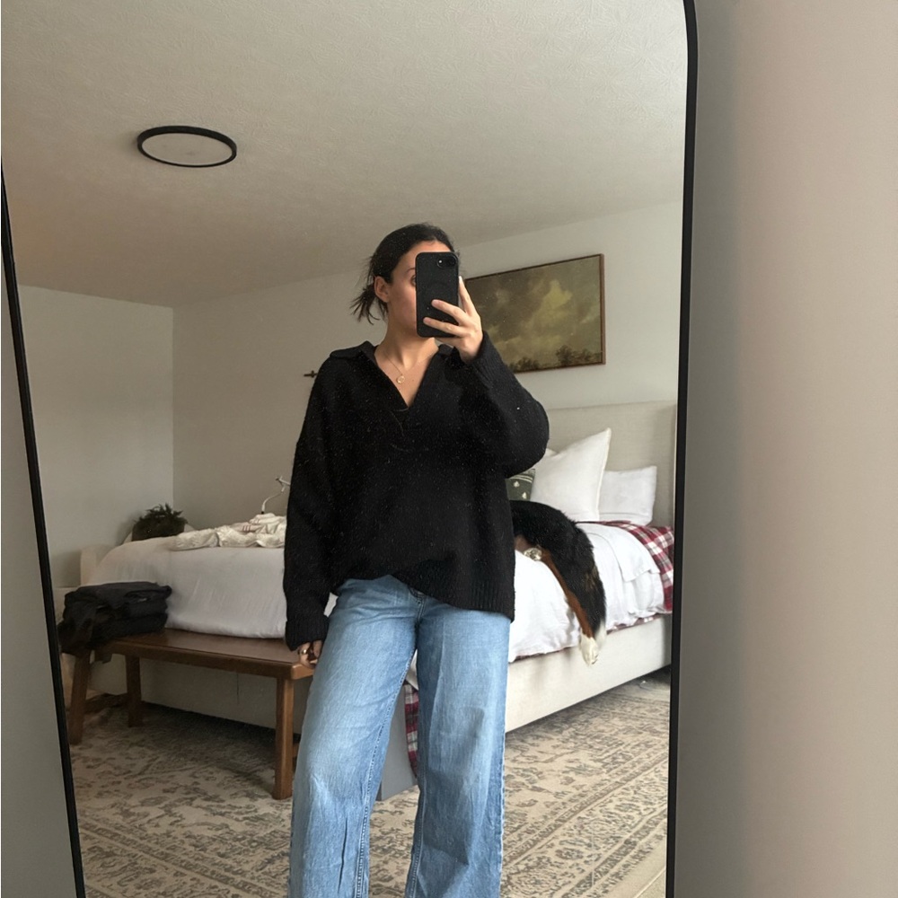 H&M Black Knit Sweater